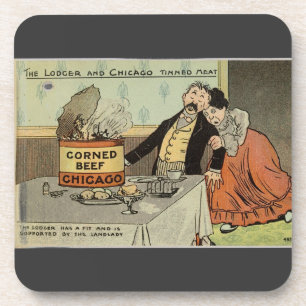 The Lodger and Chicago Tinned Meat Coaster