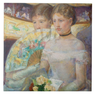 The Loge, 1882 (oil on canvas) Ceramic Tile