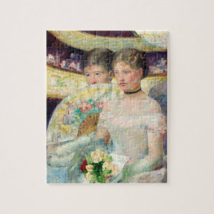 The Loge by Mary Cassatt Jigsaw Puzzle