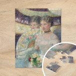 The Loge | Mary Cassatt Jigsaw Puzzle<br><div class="desc">The Loge (1882) by American impressionist artist Mary Cassatt. Original fine art piece is an oil painting on canvas depicting two elegant young women at the theatre. 

Use the design tools to add custom text or personalise the image.</div>