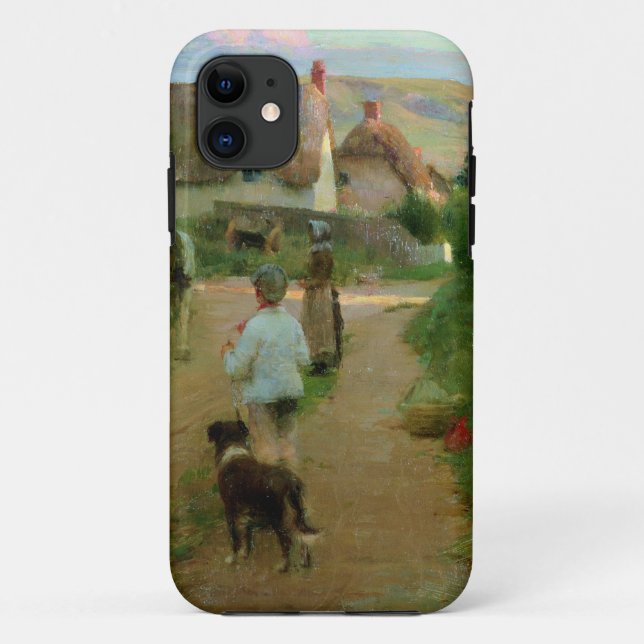 The Loiterers, 1888 (oil on canvas) Case-Mate iPhone Case (Back)