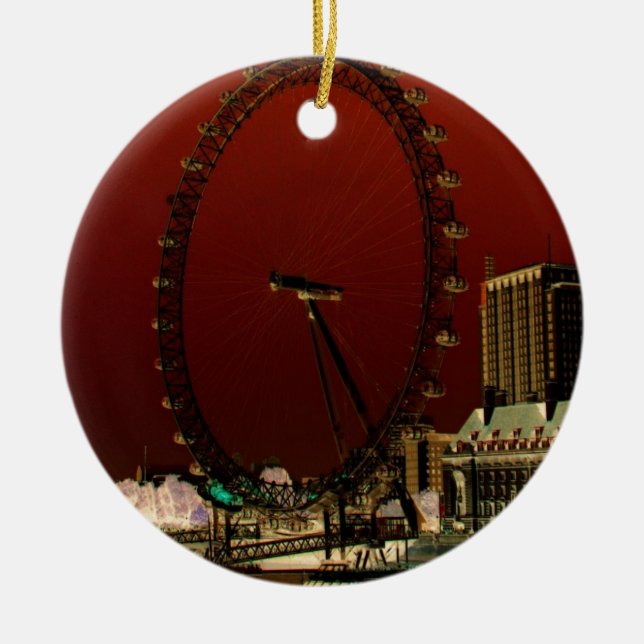The London Eye Ceramic Ornament (Front)