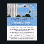 The London Eye, London City, Travel Agency Flyer<br><div class="desc">The London Eye,  London City,  Travel Agency Advertising Flyers By The Business Card Store.</div>