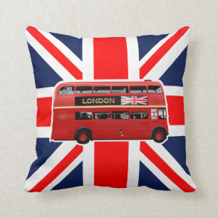 The London Red Bus Cushion