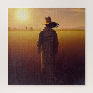 The Lone Scarecrow   Jigsaw Puzzle
