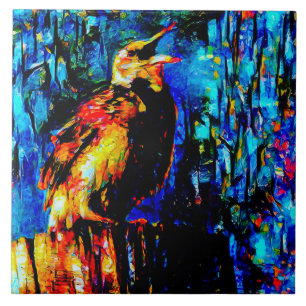 The Lonely Bird 2 Ceramic Tile
