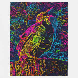 The Lonely Bird 3 Fleece Blanket