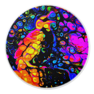 The Lonely Bird 4: Liquid Art Style Ceramic Knob