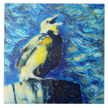 The Lonely Bird VanGogh Style 