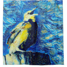 The Lonely Bird VanGogh Style