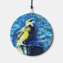 The Lonely Bird VanGogh Style 