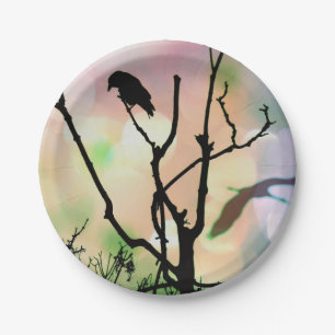 The Lonely Crow Paper Plates