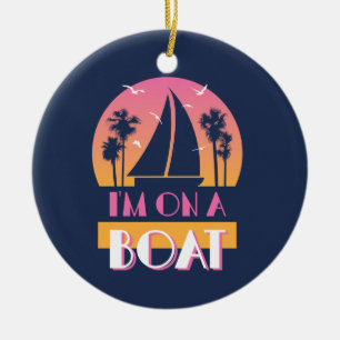 The Lonely Island - I'm On A Boat Ceramic Tree Decoration