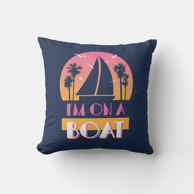 The Lonely Island - I'm On A Boat Cushion (Front)