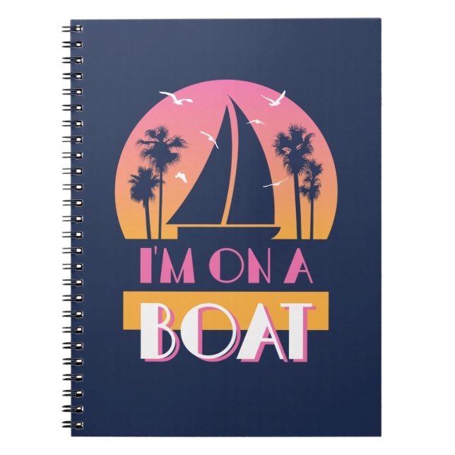 The Lonely Island - I'm On A Boat Notebook (Front)