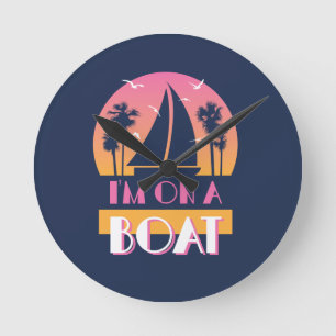 The Lonely Island - I'm On A Boat Round Clock