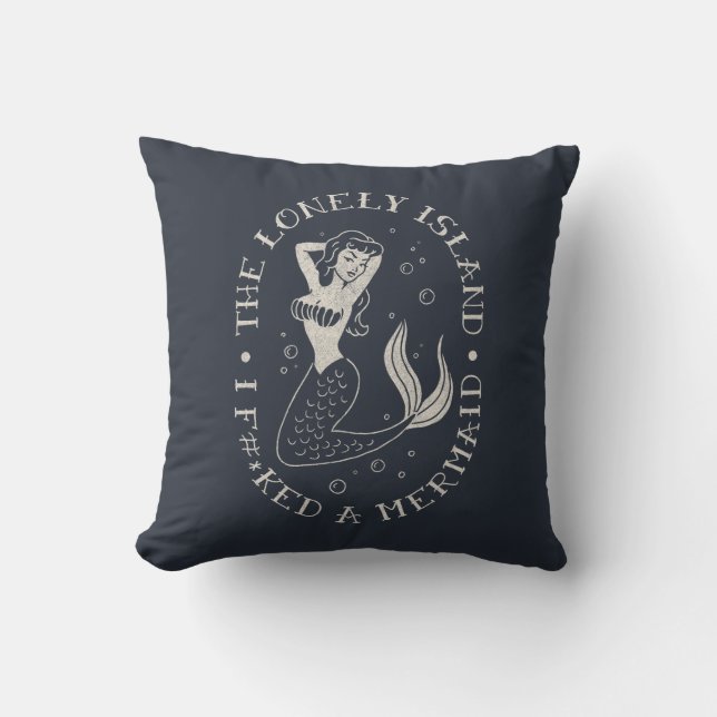 The Lonely Island Mermaid Cushion (Front)