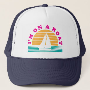 The Lonely Island On A Boat Trucker Hat