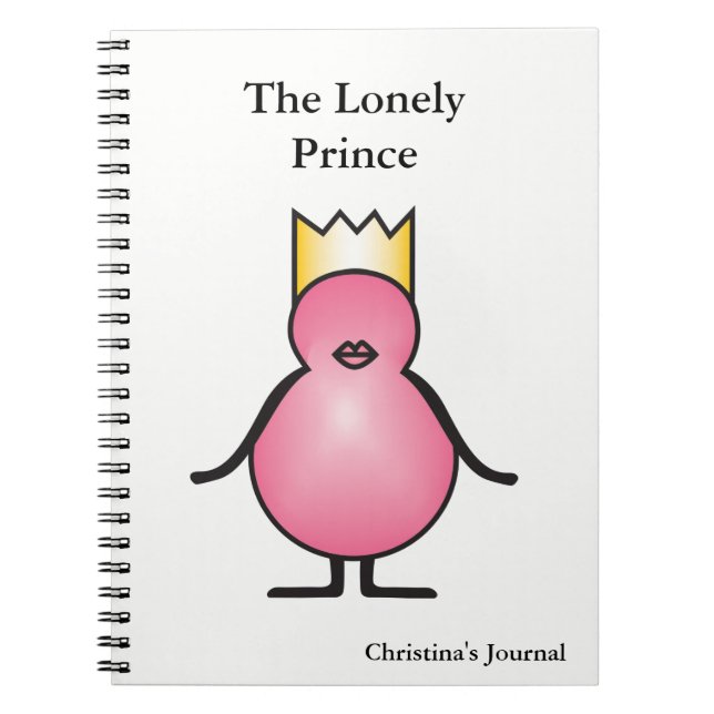 The Lonely Prince Collection Personalised Notebook (Front)