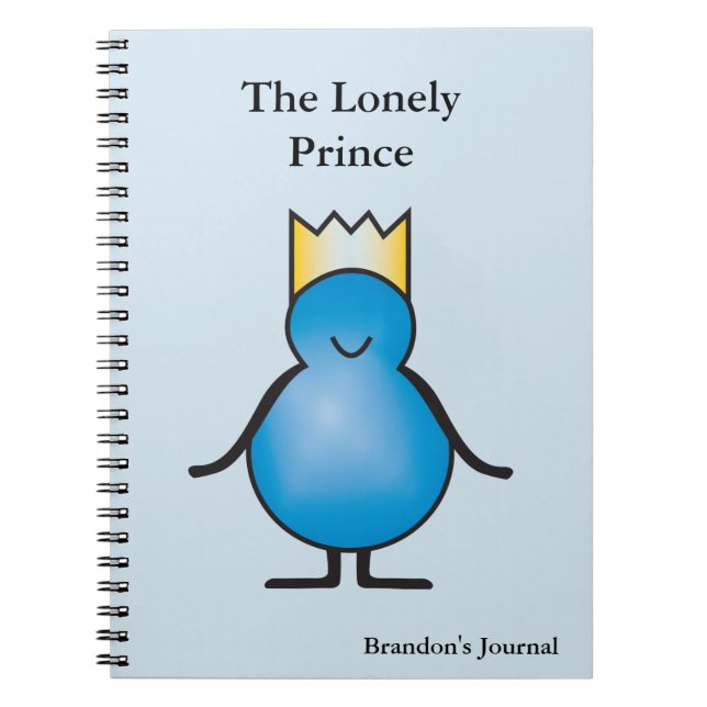The Lonely Prince Collection Personalised Notebook (Front)