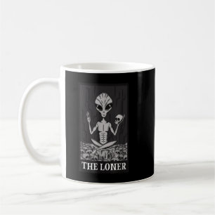 The Loner Lazy Halloween Costume Funny Alien Skele Coffee Mug