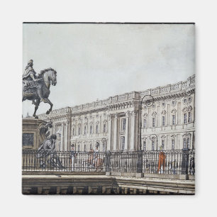 The long bridge with an aristocratic monument magnet