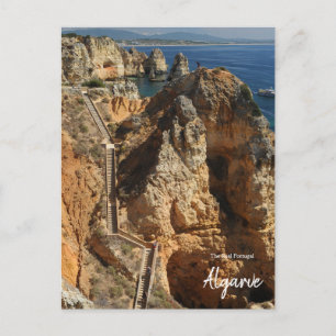 The Long Climb Up -Algarve, Portugal Postcard