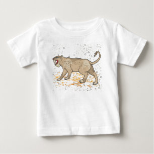 The long-fanged lioness with a terrifying open mou baby T-Shirt