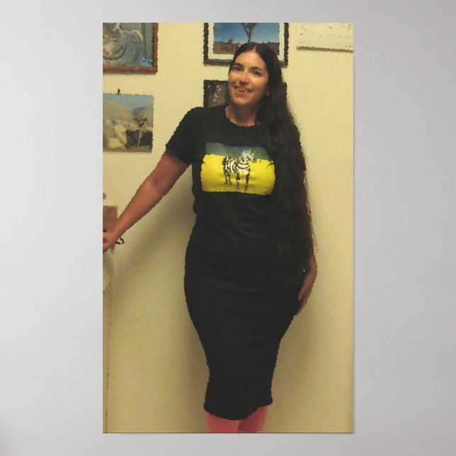 The Long Hair Woman Poster (Front)