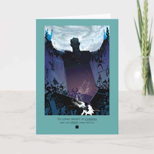 The Long Night Is Coming Card (Front)