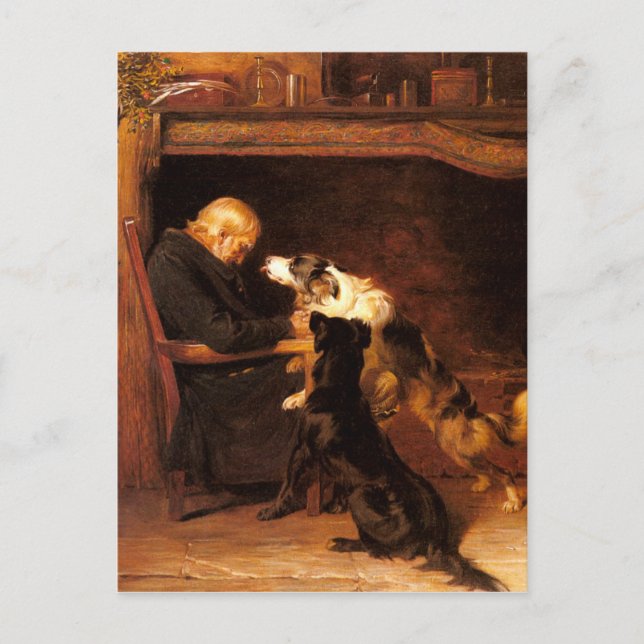 The Long Sleep by Briton Riviere Postcard (Front)