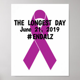 The Longest Day #endheimer June 21 Poster