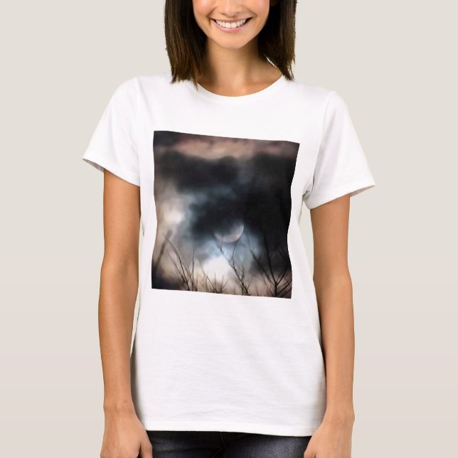 The Longest Night Winter Solstice Art T-Shirt (Front)