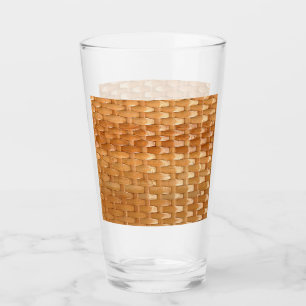 The Look of Lacquer Wicker Basketweave Texture Glass