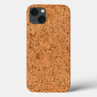 The Look of Macadamia Cork Burl Wood Grain iPhone 13 Case