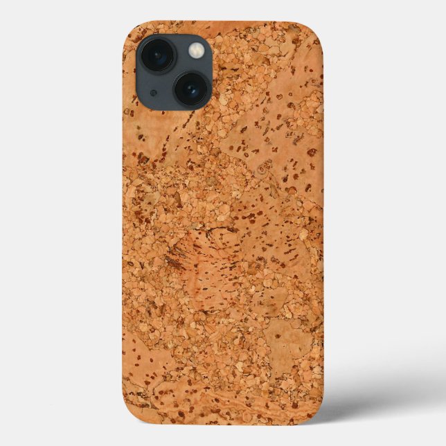 The Look of Macadamia Cork Burl Wood Grain Case-Mate iPhone Case (Back)