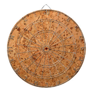 The Look of Macadamia Cork Burl Wood Grain Dartboard