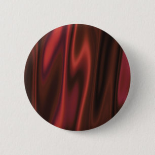 The Look of Smooth Red Satin Fabric in Folds 6 Cm Round Badge