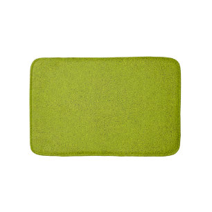 The look of Snuggly Chartreuse Green Suede Bath Mat