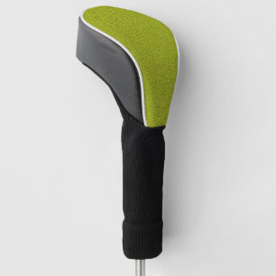 The look of Snuggly Chartreuse Green Suede Golf Head Cover