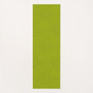 The look of Snuggly Chartreuse Green Suede Yoga Mat