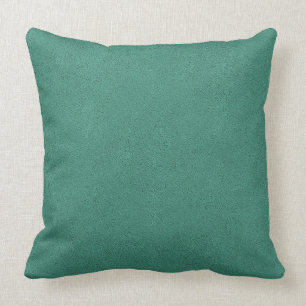 The look of Snuggly Jade Green Teal Suede Texture Cushion
