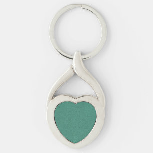 The look of Snuggly Jade Green Teal Suede Texture Key Ring