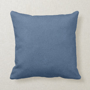 The look of Snuggly Slate Blue Suede Texture Cushion