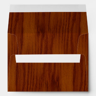 The Look of Warm Oak Wood Grain Texture Envelopes