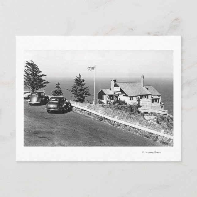 The Look-Out at Cape Fowlweather 2 Postcard (Front)