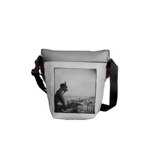 The Lookout -- gargoyles of notre dame de paris Messenger Bag