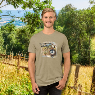 The Lord Alone Christian Compass Tri-Blend Shirt