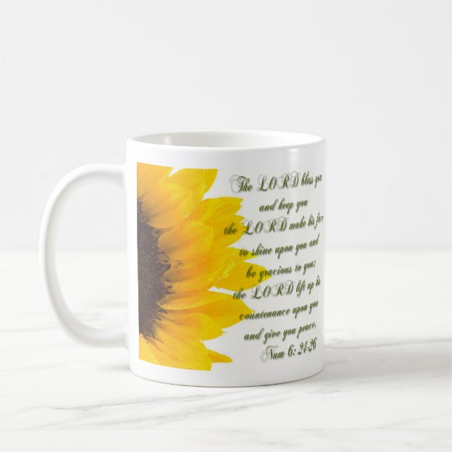 The Lord bless you and keep you... Coffee Mug (Left)