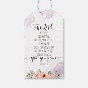 The Lord Bless You And Keep You, Numbers 6:24-26 Gift Tags